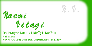 noemi vilagi business card